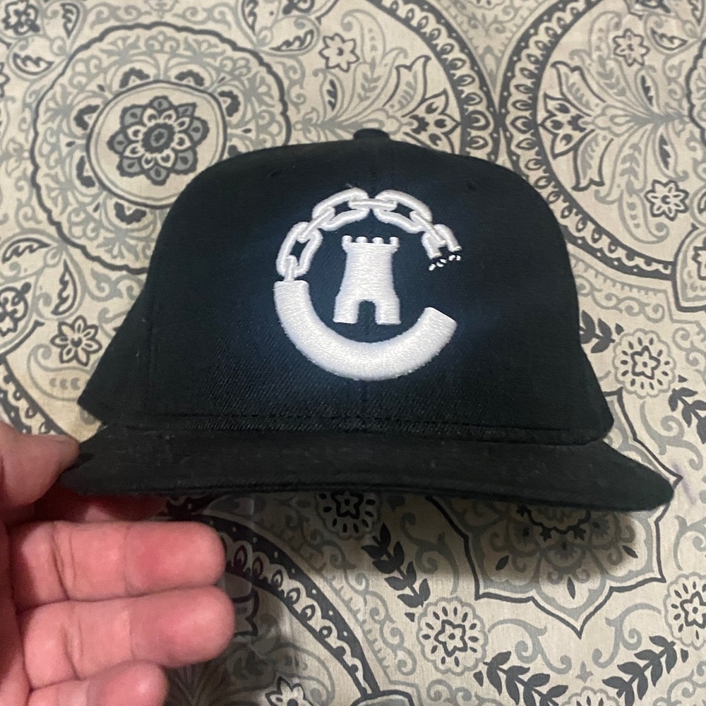 Crooks & Castles Snapback Hat Black Adjustable C Chain Tower Logo